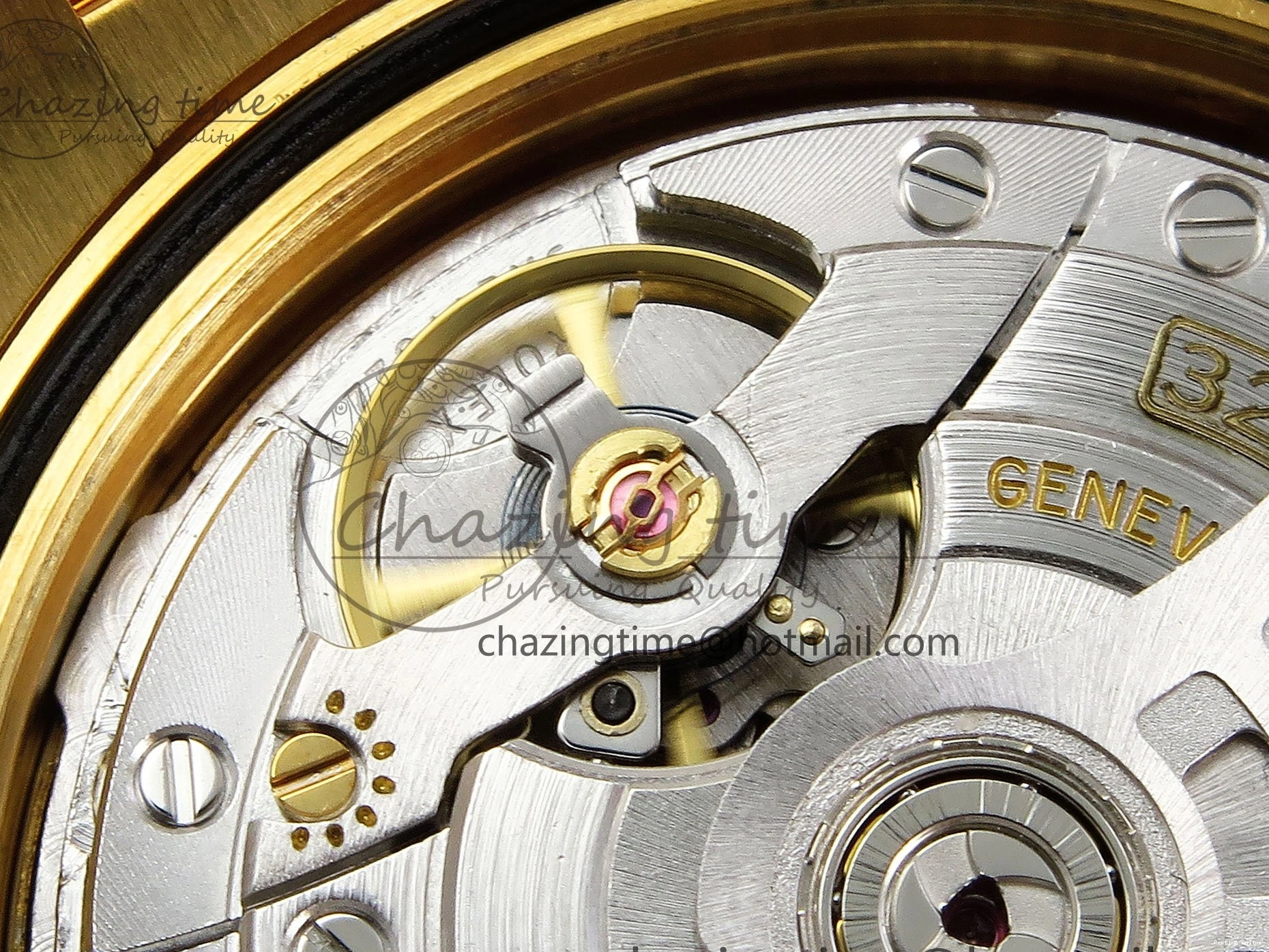 1225 WrinkleFree DayDate 40 228238 ARF 904L Steel YG Crystal Diamonds Bezel on President Bracelet VR 1550